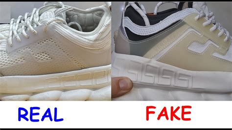 how to tell if versace shoes are real|versace real or fake.